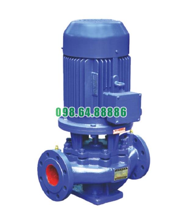 Máy bơm inline, bơm hút xả đặt nằm thẳng, tăng áp ISG80-160, IRG80-160 7.5kw, 50m3, 13.9m