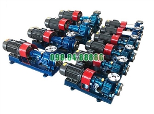 Bơm dầu nóng RY100-65-200A lưu lượng 94 m3/h, cột áp 44 m, công suất 22 kW